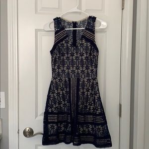 Francesca’s Navy Blue Dress